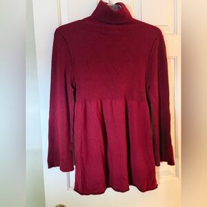 Soft Surroundings Red Tunic Sweater